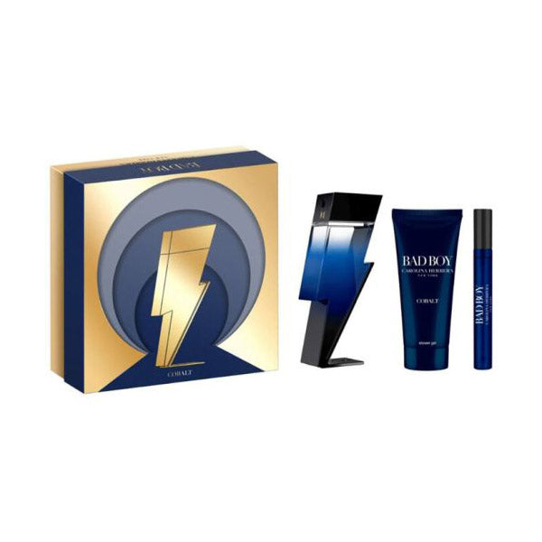 CAROLINA HERRERA BAD BOY COBALT EDP100ML+SG 100ML+MGS10 HD22